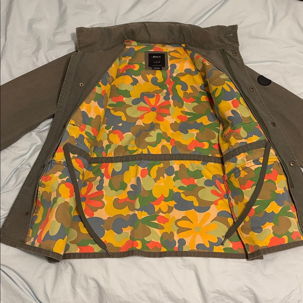 NWT RVCA Military-Style Jacket